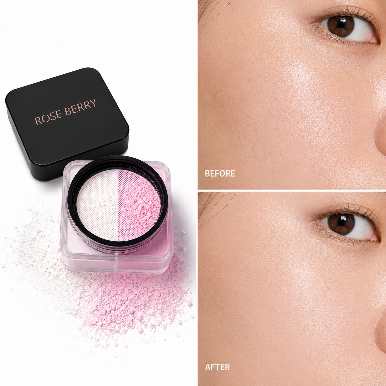 Rose Berry Easy Bake Duo Loose Powder - RBPL1337