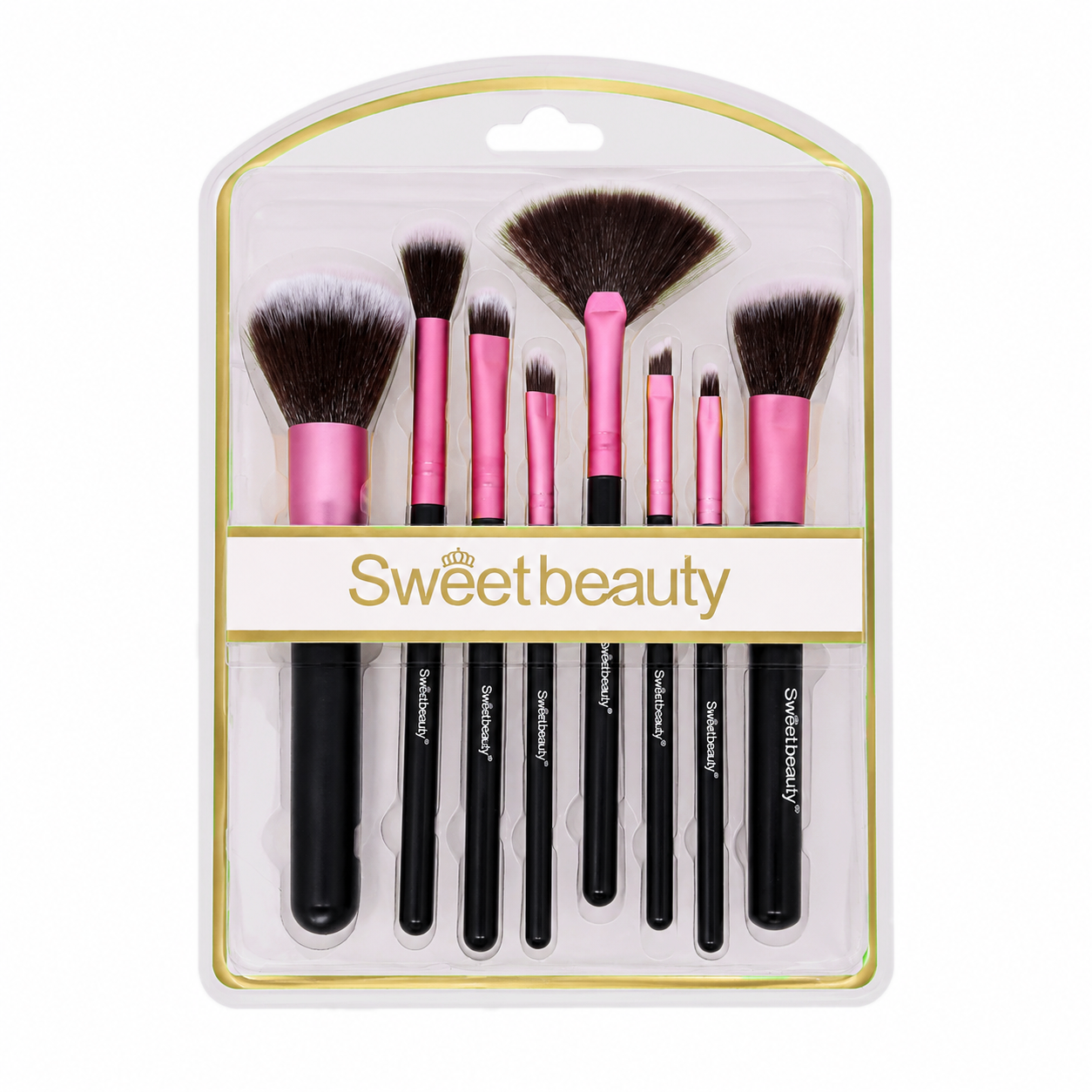 Sweet Beauty 8-Piece Makeup Brush Set - BX-1133