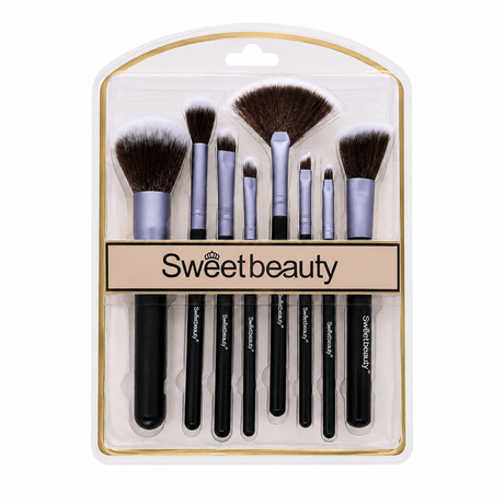 Sweet Beauty 8-Piece Makeup Brush Set - BX-1133