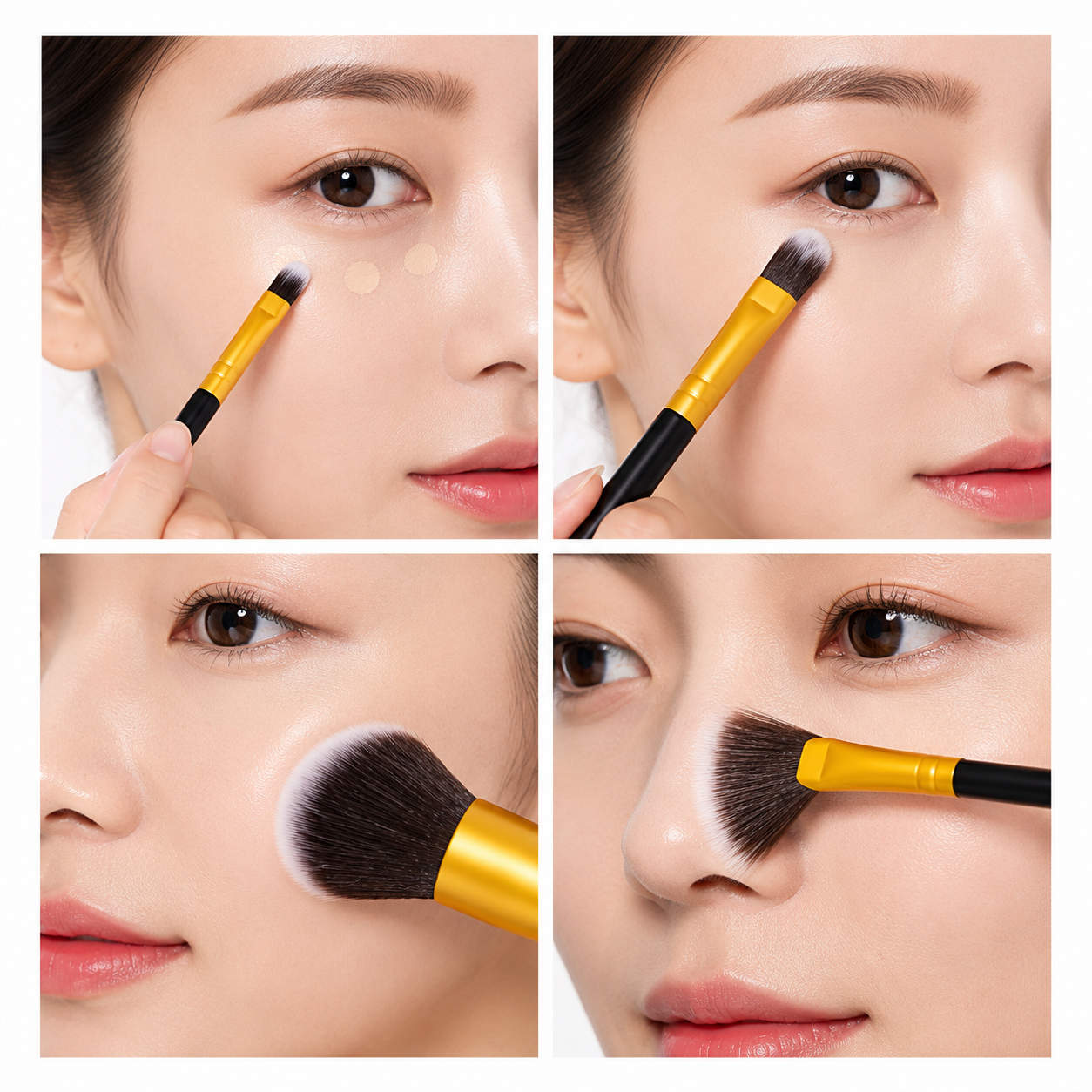 Sweet Beauty 8-Piece Makeup Brush Set - BX-1133