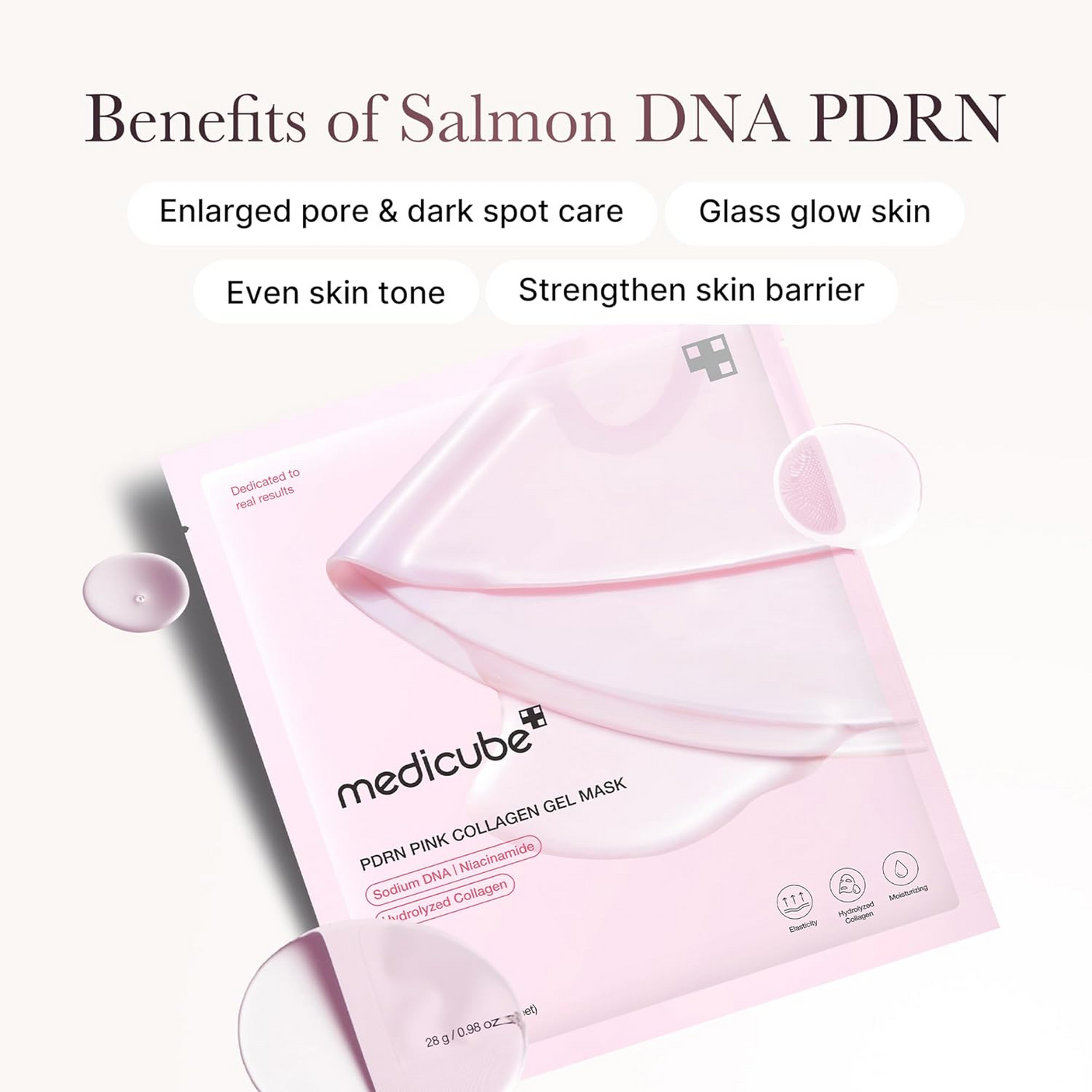 Medicube PDRN Pink Collagen Gel Face Mask - 28g