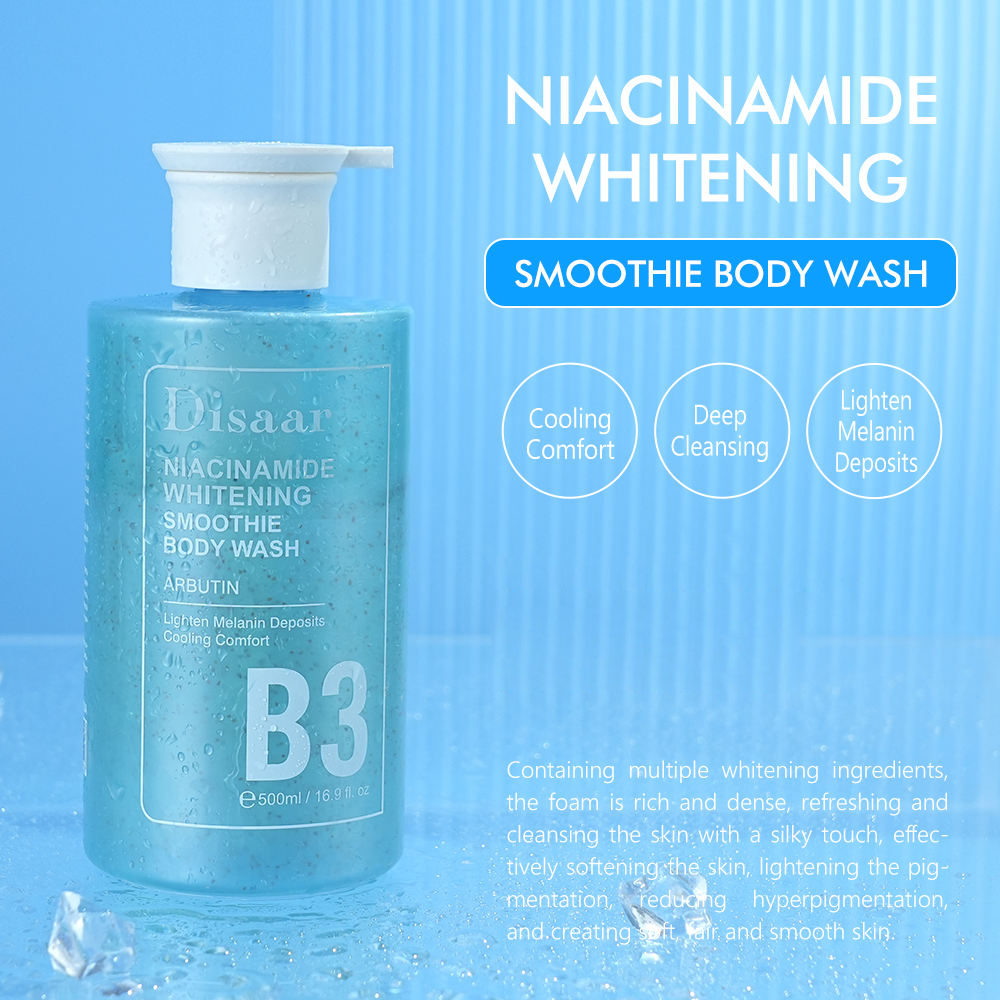 Disaar Niacinamide Brightening Smoothie Body Wash - 500ml