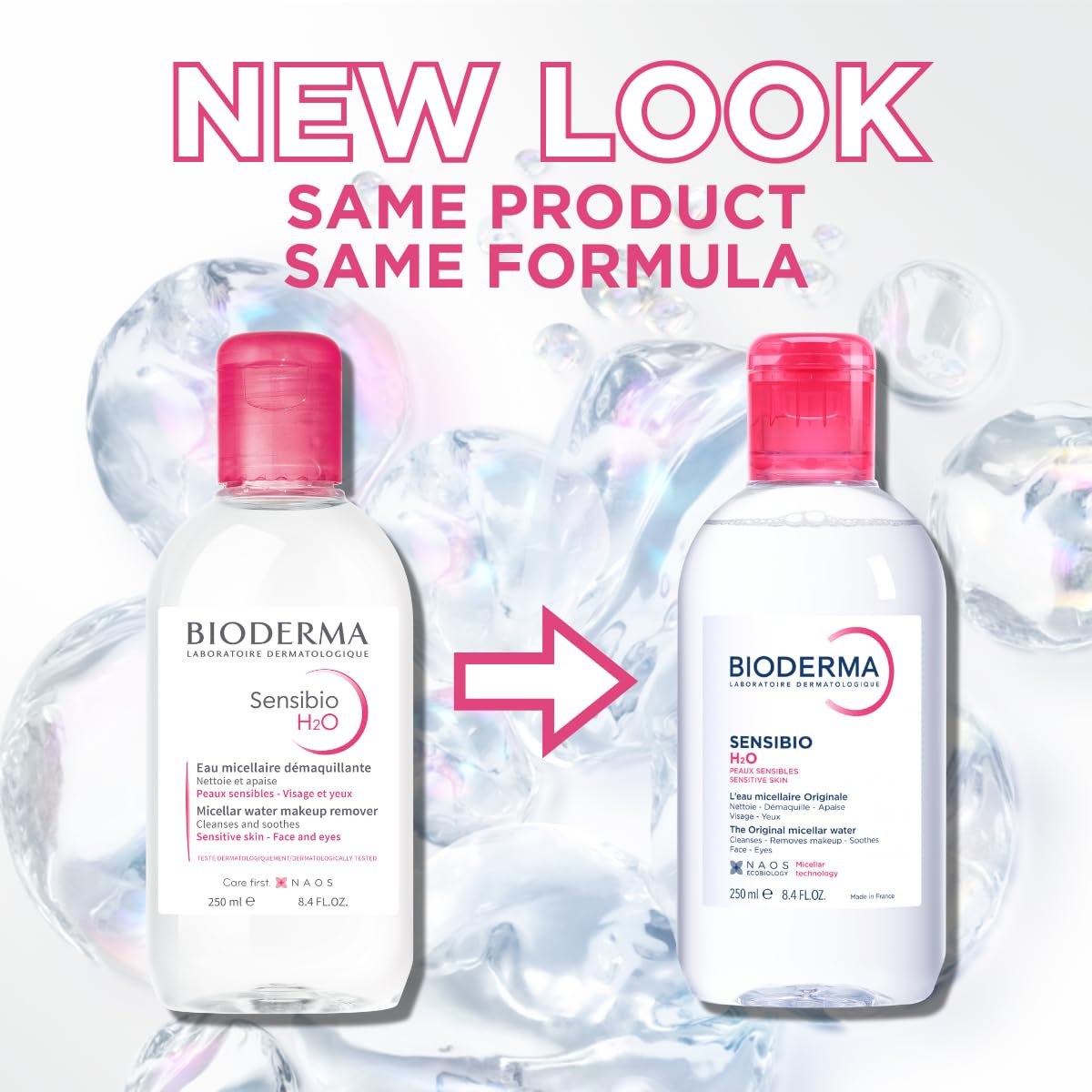 Bioderma Sensibio H2O Daily Soothing Cleanser - 250ml