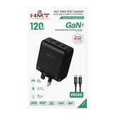 HMT 120W Fast Three Port Charger - PD120