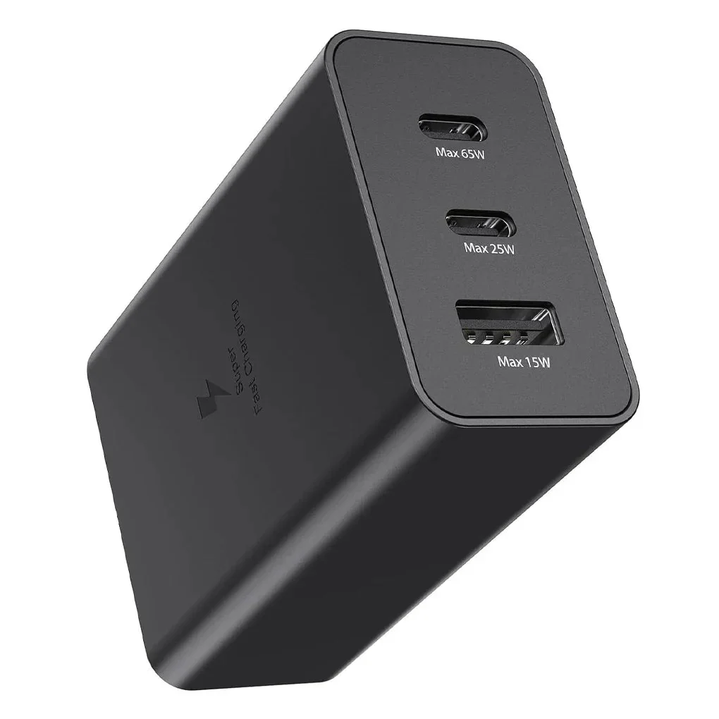 Trio Port 65W Fast Charging PD Power Adapter - EP-T6530