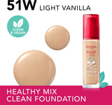 Bourjois Healthy Mix Foundation – 51W - Light Vanilla