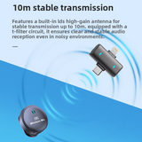 Dual Wireless 2.4G Microphone System with Charging Case