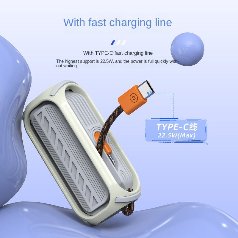 HieQ Tail Plug-in-Power Bank - HieQ QuickMini 5K