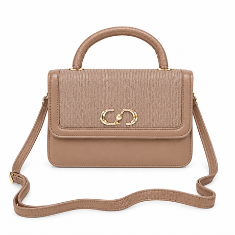 Women’s Textured Top Handle Shoulder Bag - 1030