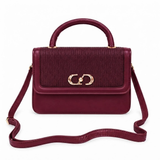 Women’s Textured Top Handle Shoulder Bag - 1030