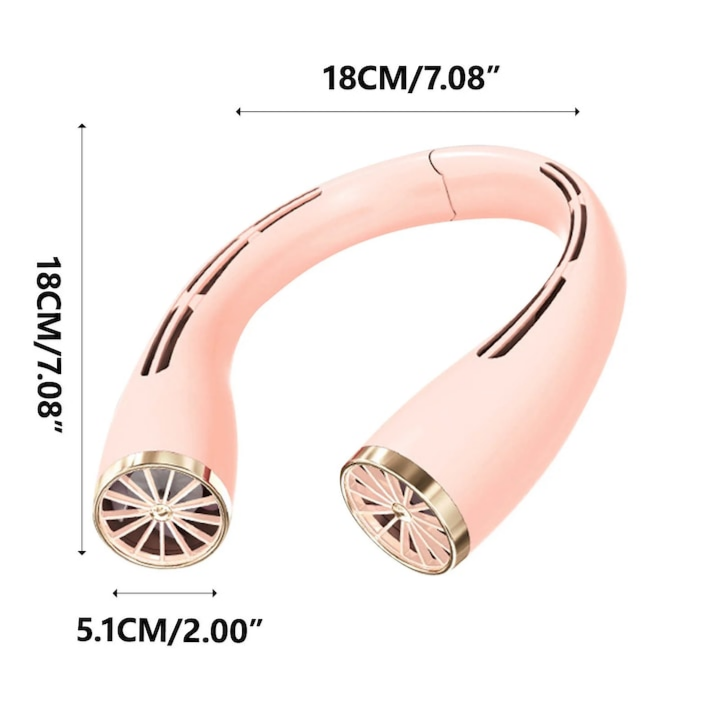 Foldable Hanging Neck Fan - HR2488