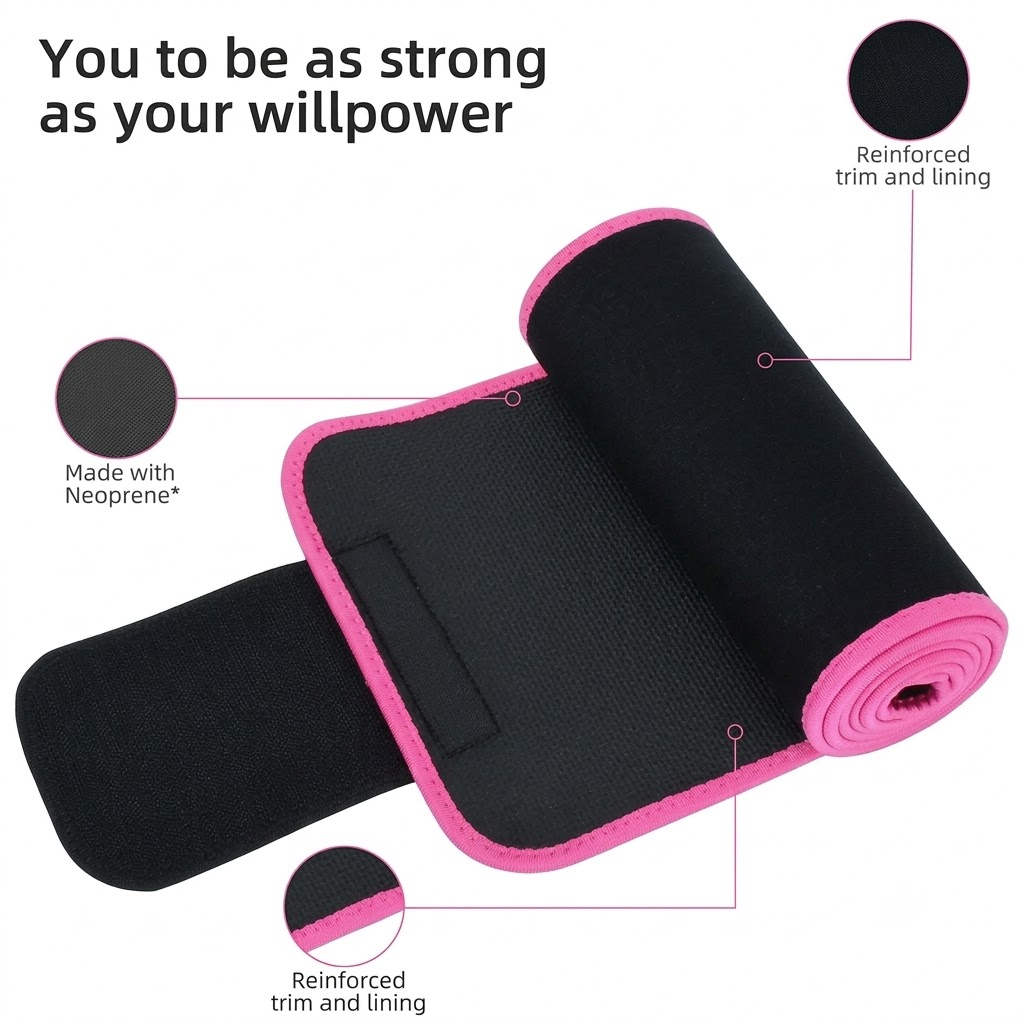 Sweat Waist Trainer Belt with Phone Pocket - ZXF26