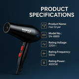 Sonar Professional Hair Dryer - SN8809