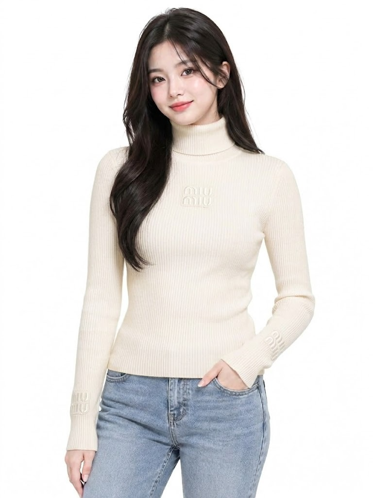 Women's High Neck T-Shirt - DY8826