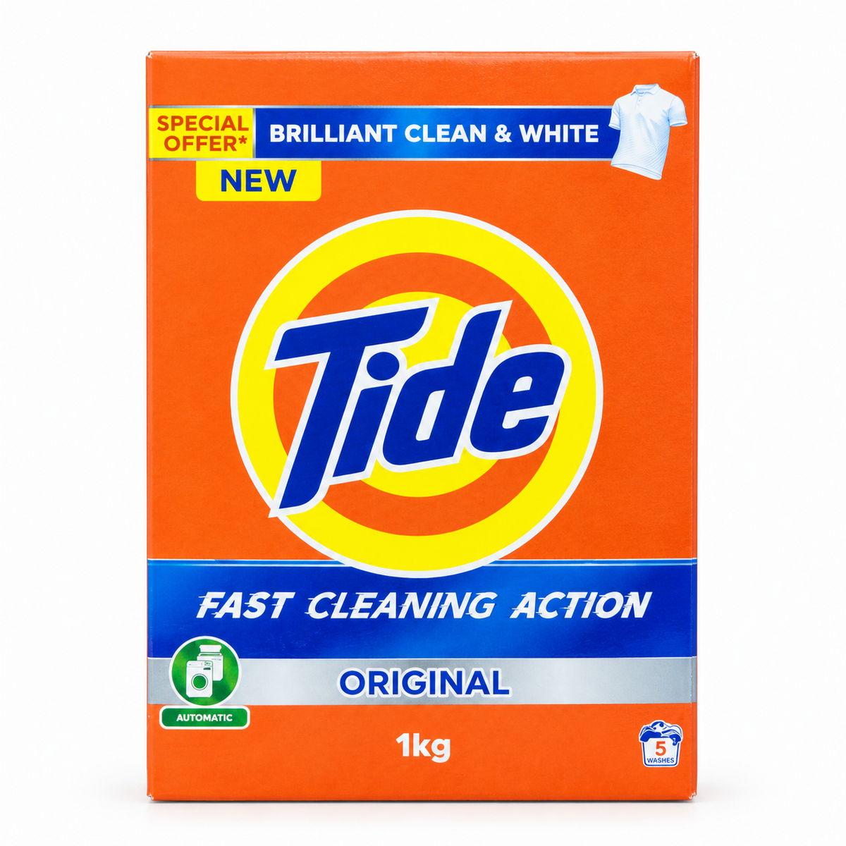 Tide Original Fast Cleaning Action Detergent Powder - 1Kg