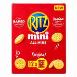 Ritz Mini Original Baked Biscuits - 12 x 25g