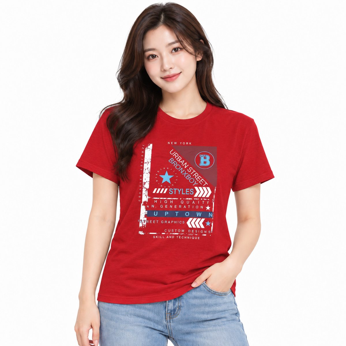 Suman Women's Graphic Printed T-Shirt