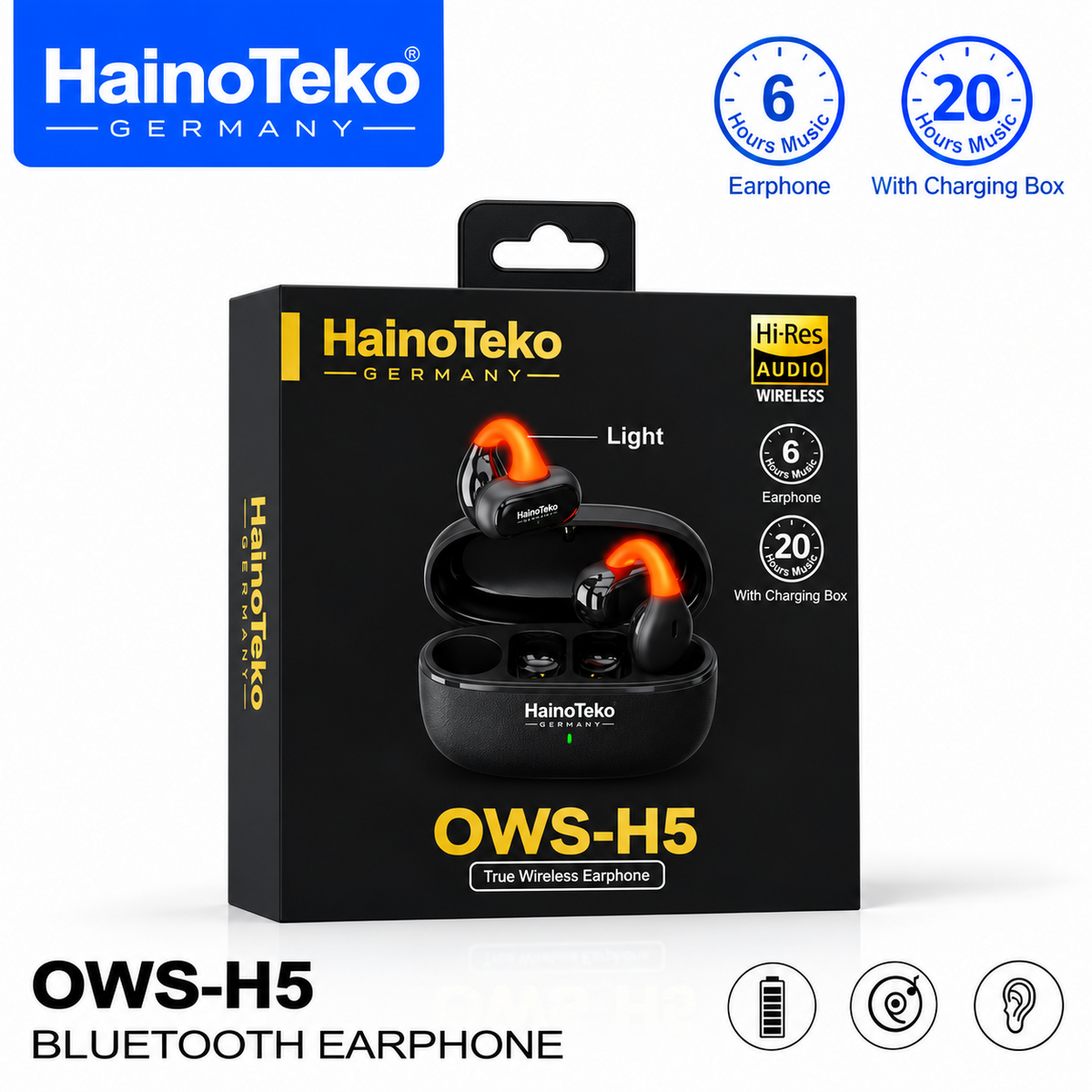 Haino Teko True Wireless Earbuds - OWS-H5