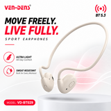 VEN-DENS Wireless Neckband Sport Earphones - VD-BT029
