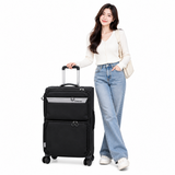 Scorpio 26 Inch Check-in Luggage Trolly Bag Black - 7019