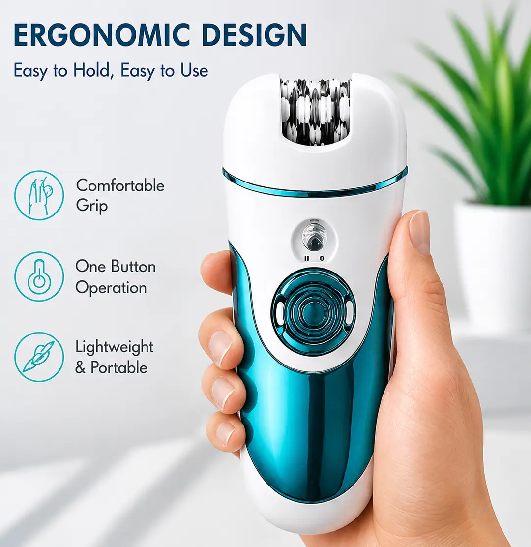 Daling 4-in-1 Rechargeable Lady’s Hair Remover - DL6018