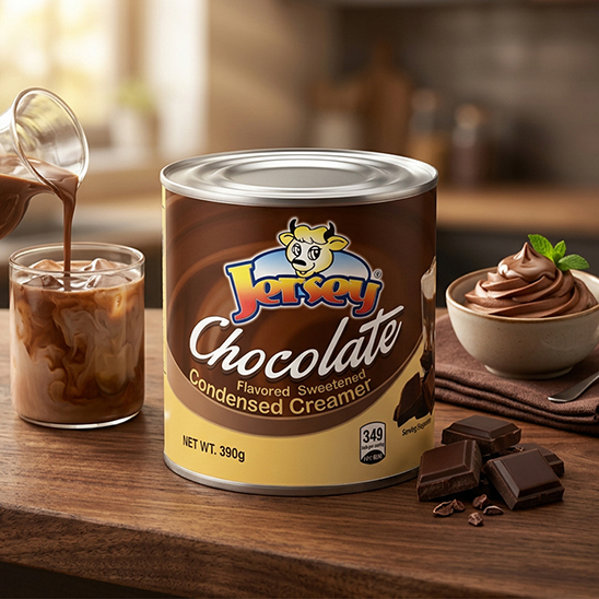 Jersey Chocolate Flavored Sweetened Condensed Creamer – 390g