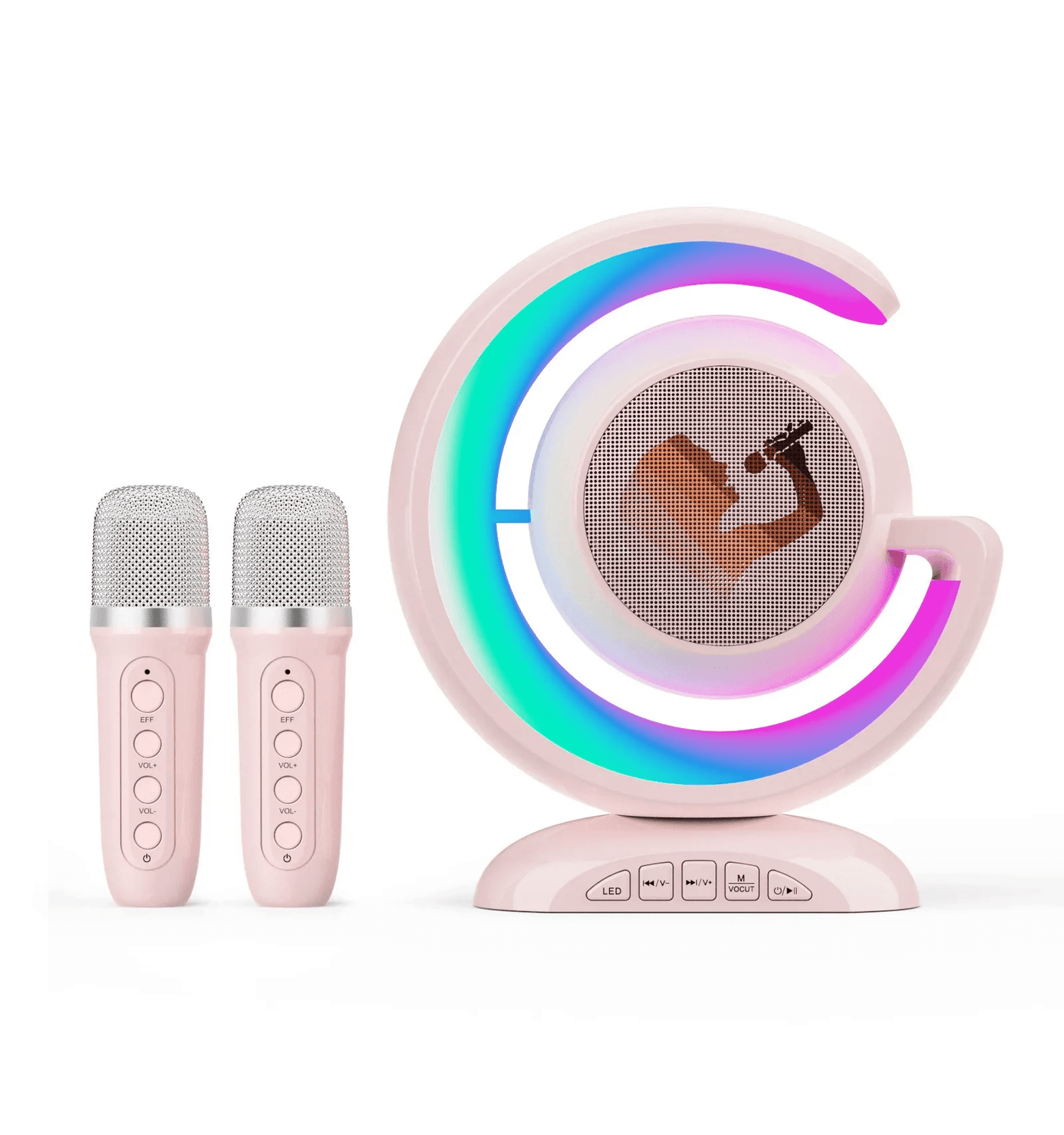 Light Show Karaoke Portable Wireless Speaker Cl-110