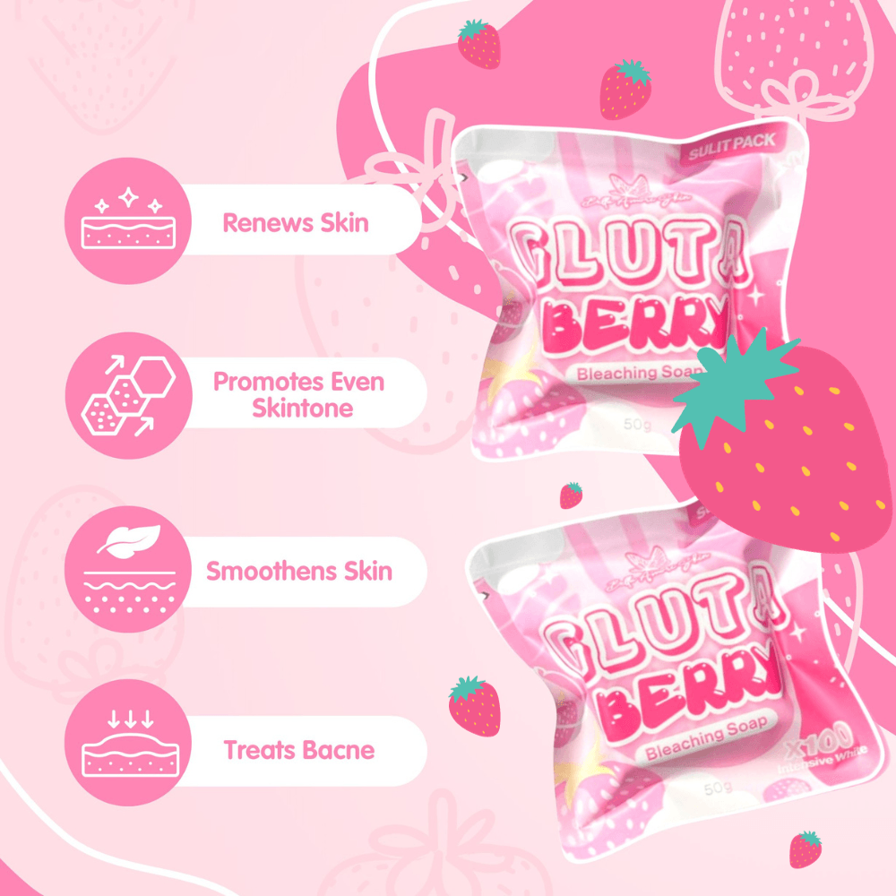 Bella Amore Skin Glutaberry Bleaching Soap - 50g