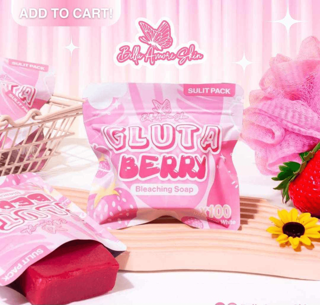 Bella Amore Skin Glutaberry Bleaching Soap - 50g