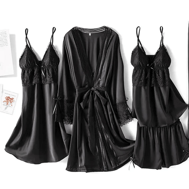 Yanni By Women's Sleepwear Silk Pajama Set - 4040