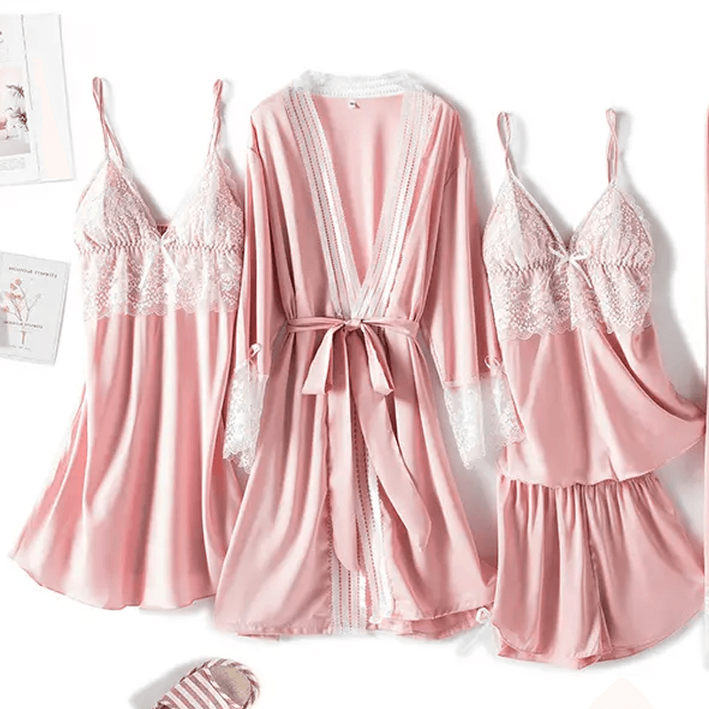 Yanni By Women's Sleepwear Silk Pajama Set - 4040