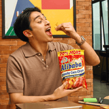 Alibaba Crunchy Corn Chips Barbecue Flavor - 120g