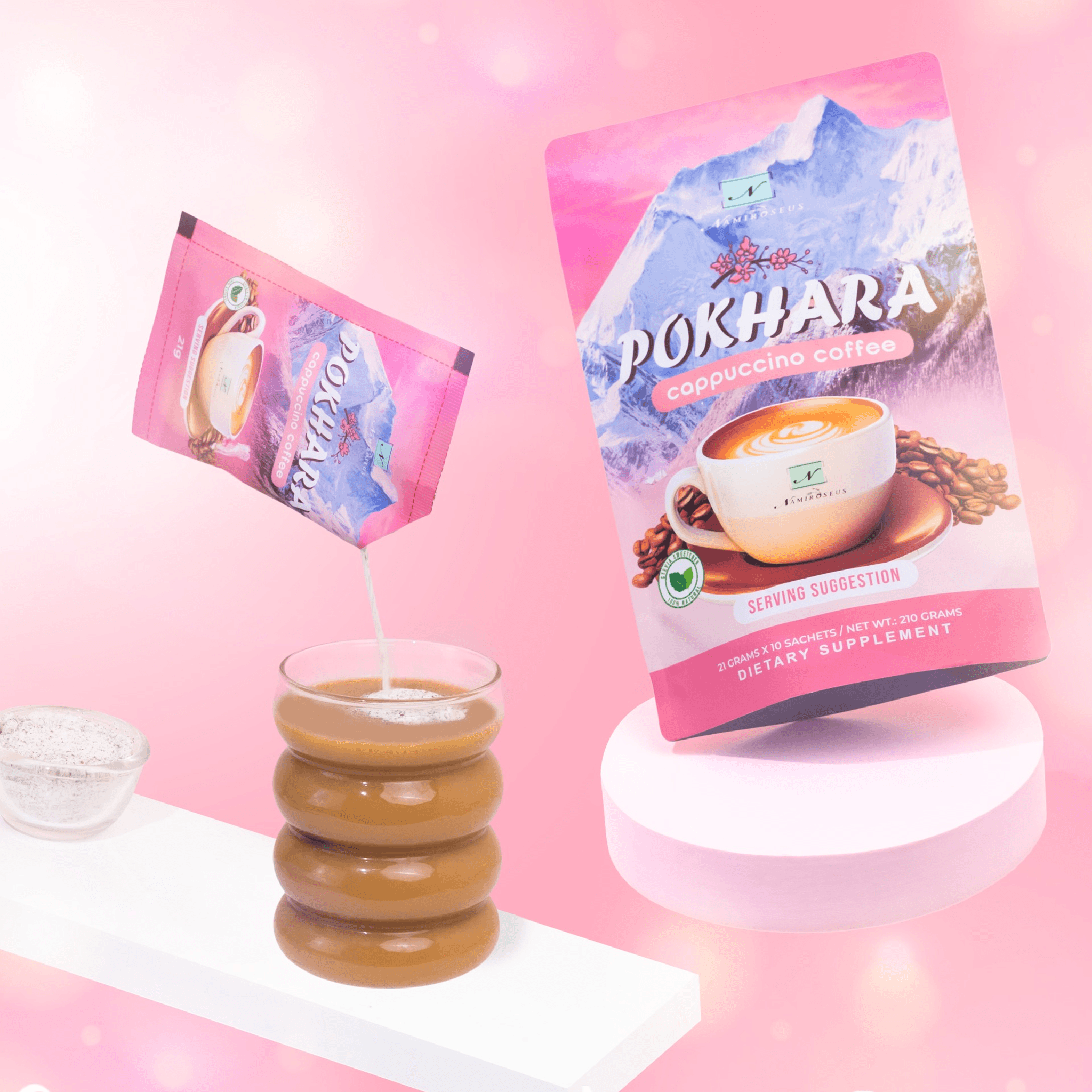 Pokhara Cappuccino Coffee - 210g