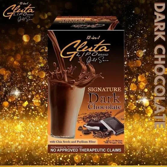 Gluta Lipo Signature Dark Chocolate Drink - 250g