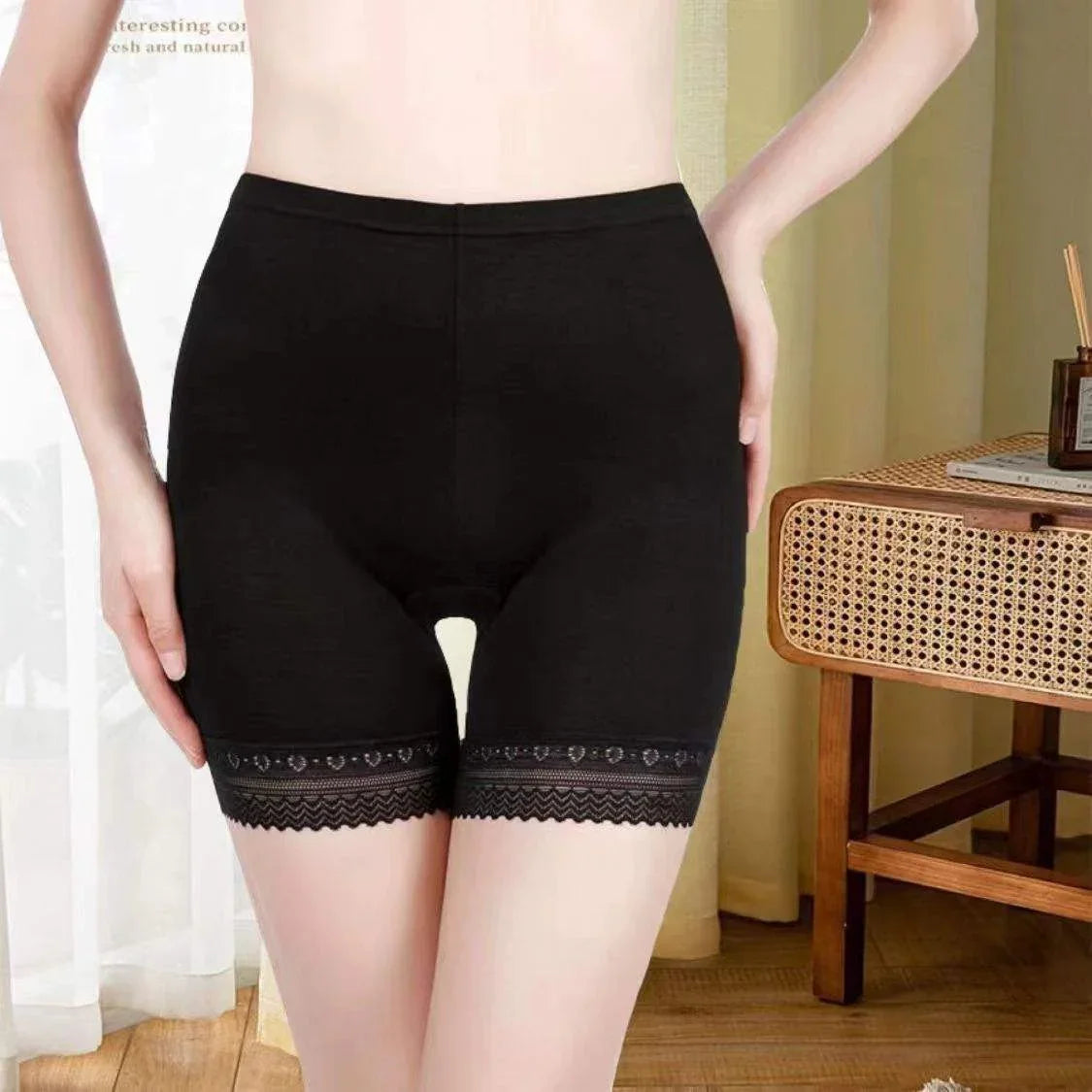 High Waisted Elastic Briefs Underwear Seamless Comfort - A07