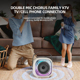 Multimedia Portable Karaoke Speaker With Two Microphone - K29
