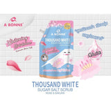 A Bonne Rose & Sakura Thousand White Sugar Salt Scrub - 350g