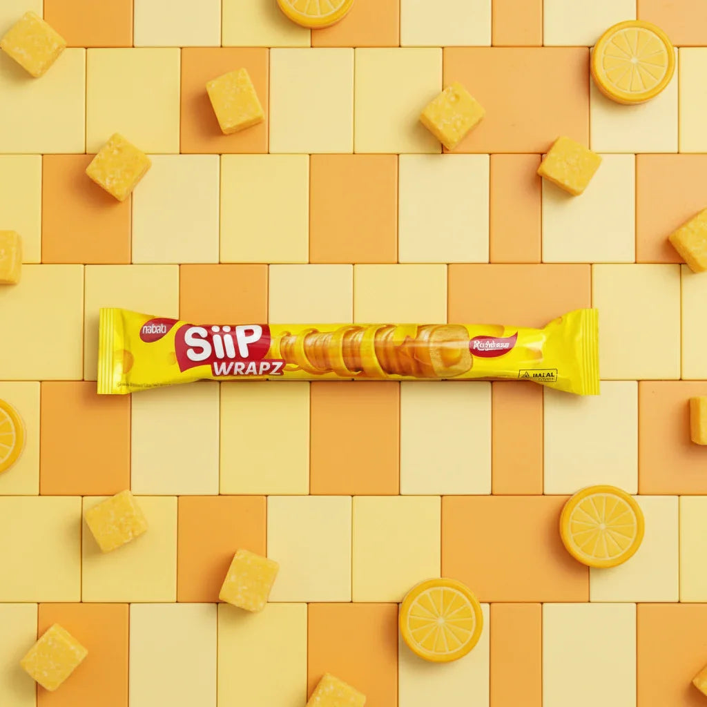 Nabati Siip Wrapz Richeese Cheese Flavour - 14.5g