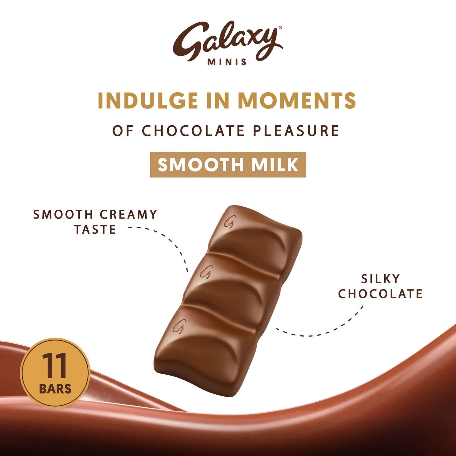 Galaxy Minis Smooth Milk Chocolate 11pcs
