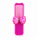 Pink Glitter Detangling Bow Hair Brush - S-050
