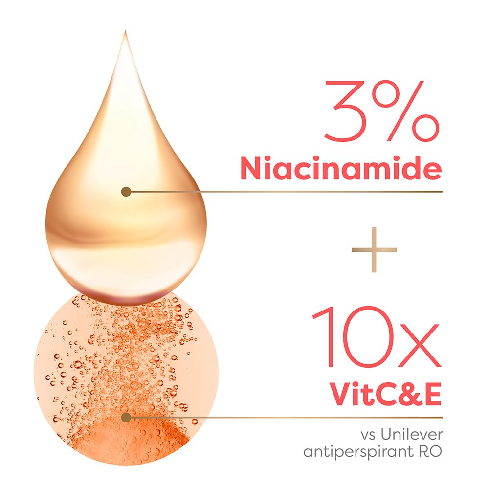 Dove 3% Niacinamide + 10X Vitamin C & E Deodorant Serum - 45ml