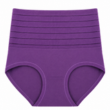 Women's High Waisted Cotton Tummy Control Panties - DZ-3003