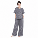 Women's Soft Cotton Printed Top & Palazzo Set –  T-0621