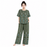 Women's Soft Cotton Printed Top & Palazzo Set –  T-0621