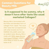 Dear Face Beauty Milk Premium Japanese Melon + Collagen Drink - 180g