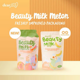 Dear Face Beauty Milk Premium Japanese Melon + Collagen Drink - 180g