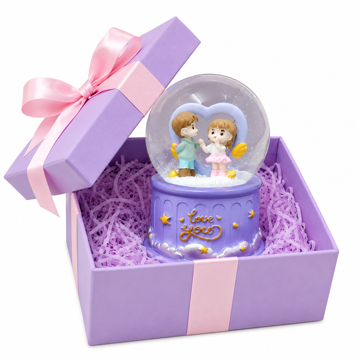 Love You Couple Crystal Ball