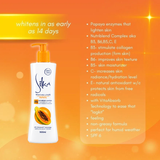 لوشن سيلكا لتبييض البشرة بالبابايا بعامل حماية من الشمس SPF6، 500 مل