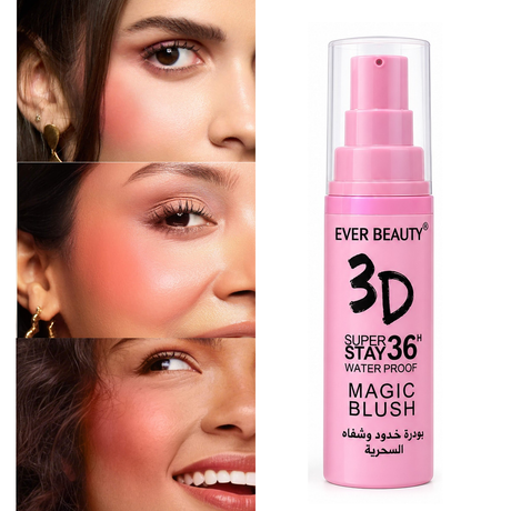 Ever Beauty 3D Super Stay Waterproof Magic Blush - 40ml