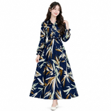 Mierdan Womens Casual Puffy Long Sleeve Dress - 6561